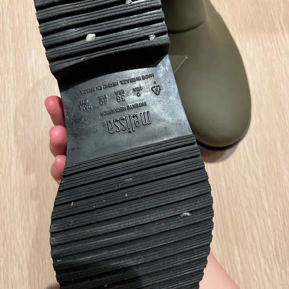 Melissa olive rubber rain boots - Picture 4 of 5